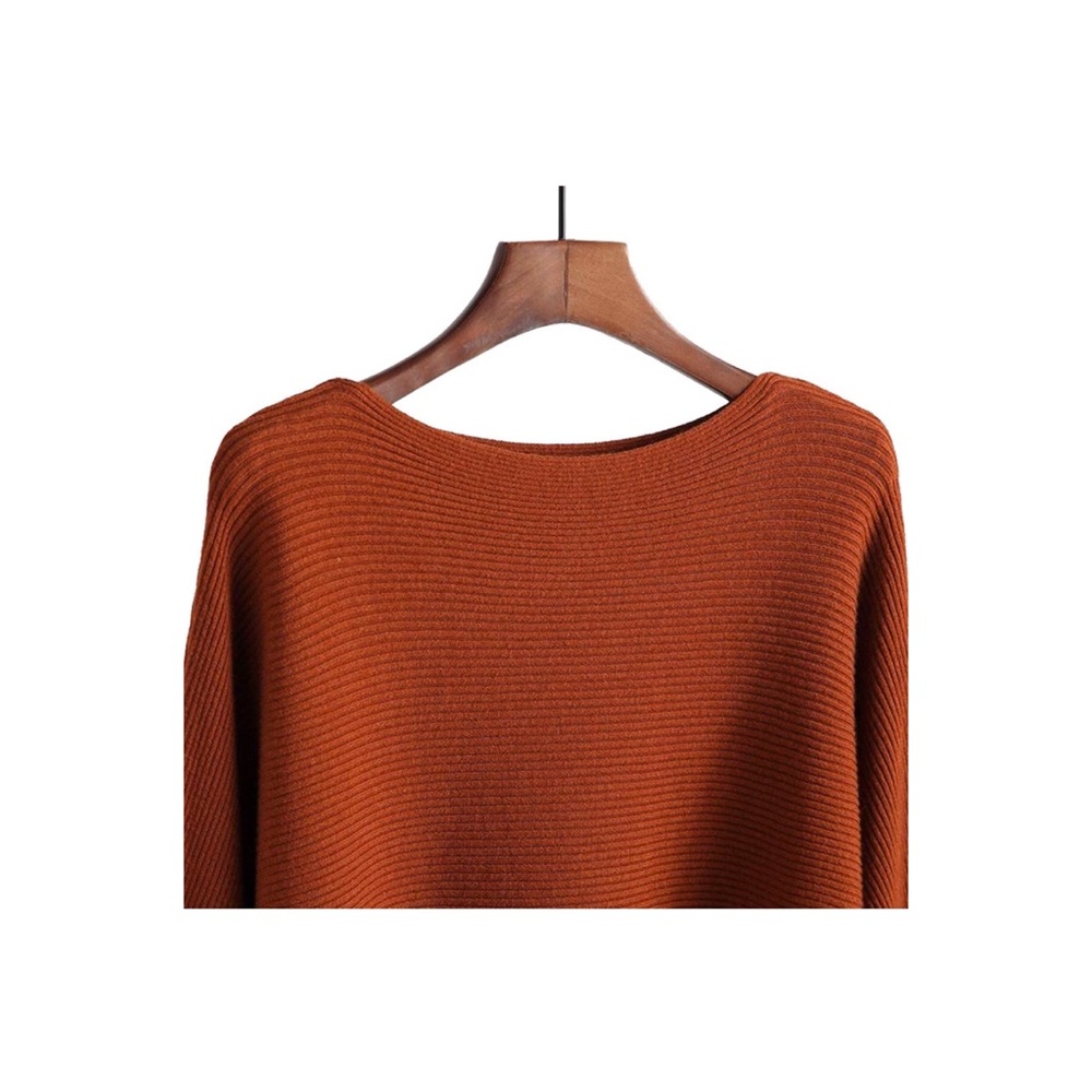Women Batwing Sleeve Casual Fall/Winter Sweater - Picture 2 of 3